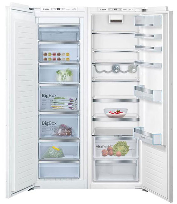 یخچال و فریزر دوقلو توکار بوش مدل KIR81AFE0-GIN81ACF0
