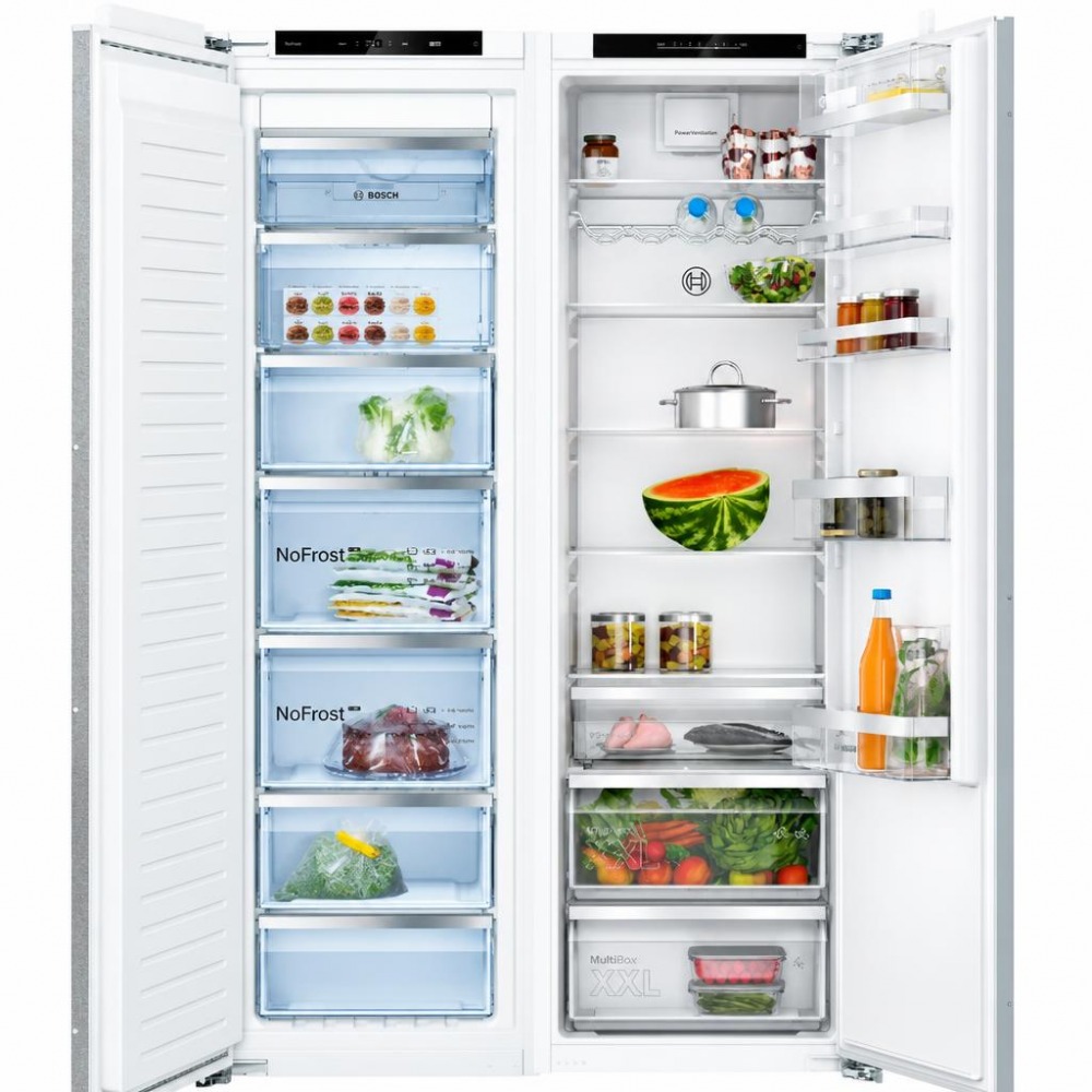 یخچال و فریزر دوقلو توکار بوش KIR81AFDOM-GIN81AEEOM